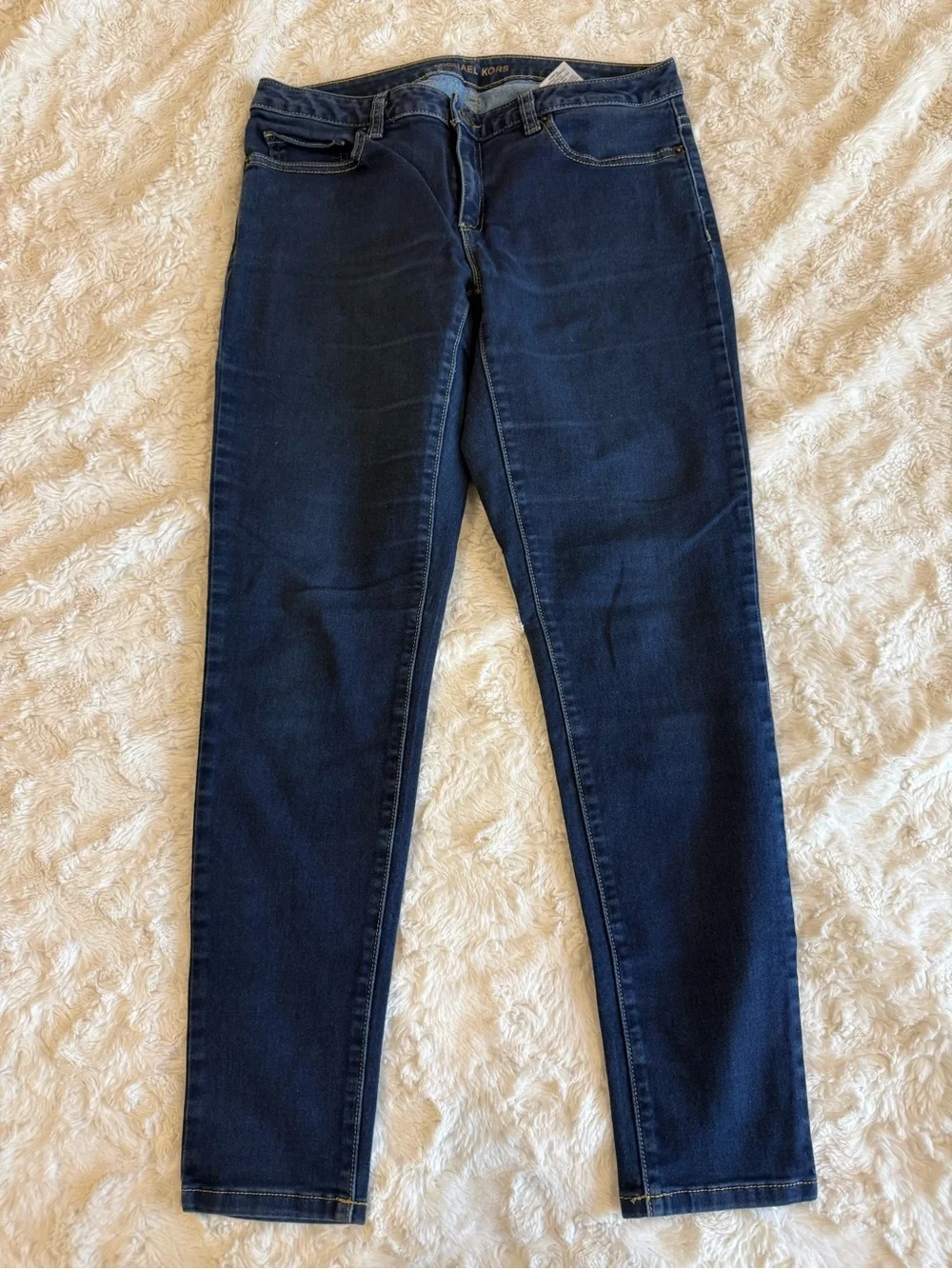 Michael Kors Women's Dark Indigo Skinny Jeans- Izzy Skinny